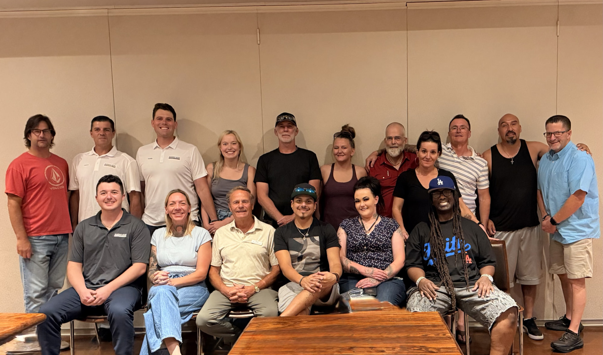 The Rising Sun Sober Living team standing together for a group photo