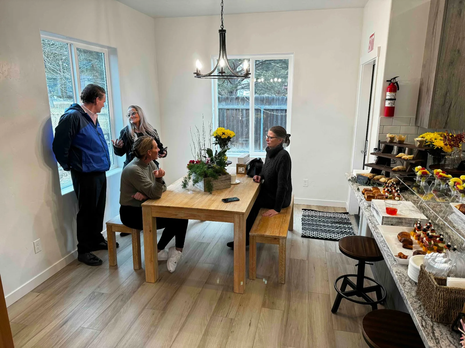 Rising Sun Sober Living residents in community